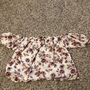 Off the shoulder shirt